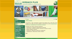 Desktop Screenshot of mirbachplus.sk